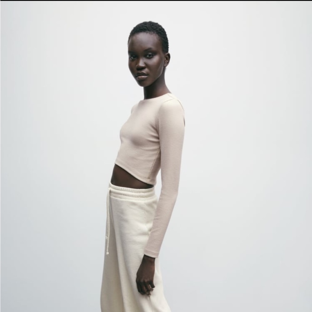 Zara Ribbed crop top!
